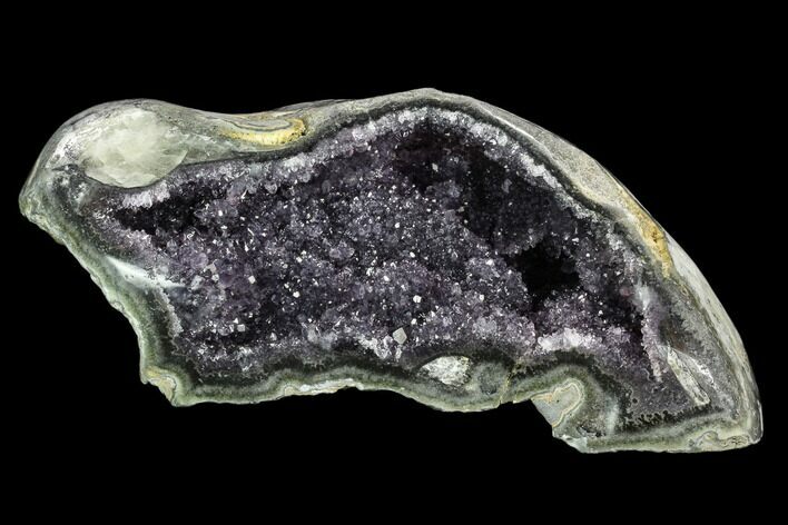 Wide, Purple Amethyst Geode - Uruguay #123779
